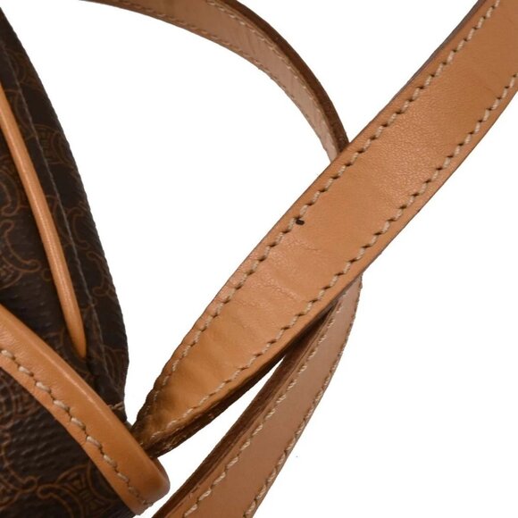 Celine Brown Macadam Shoulder Bag - Picture 7 of 10